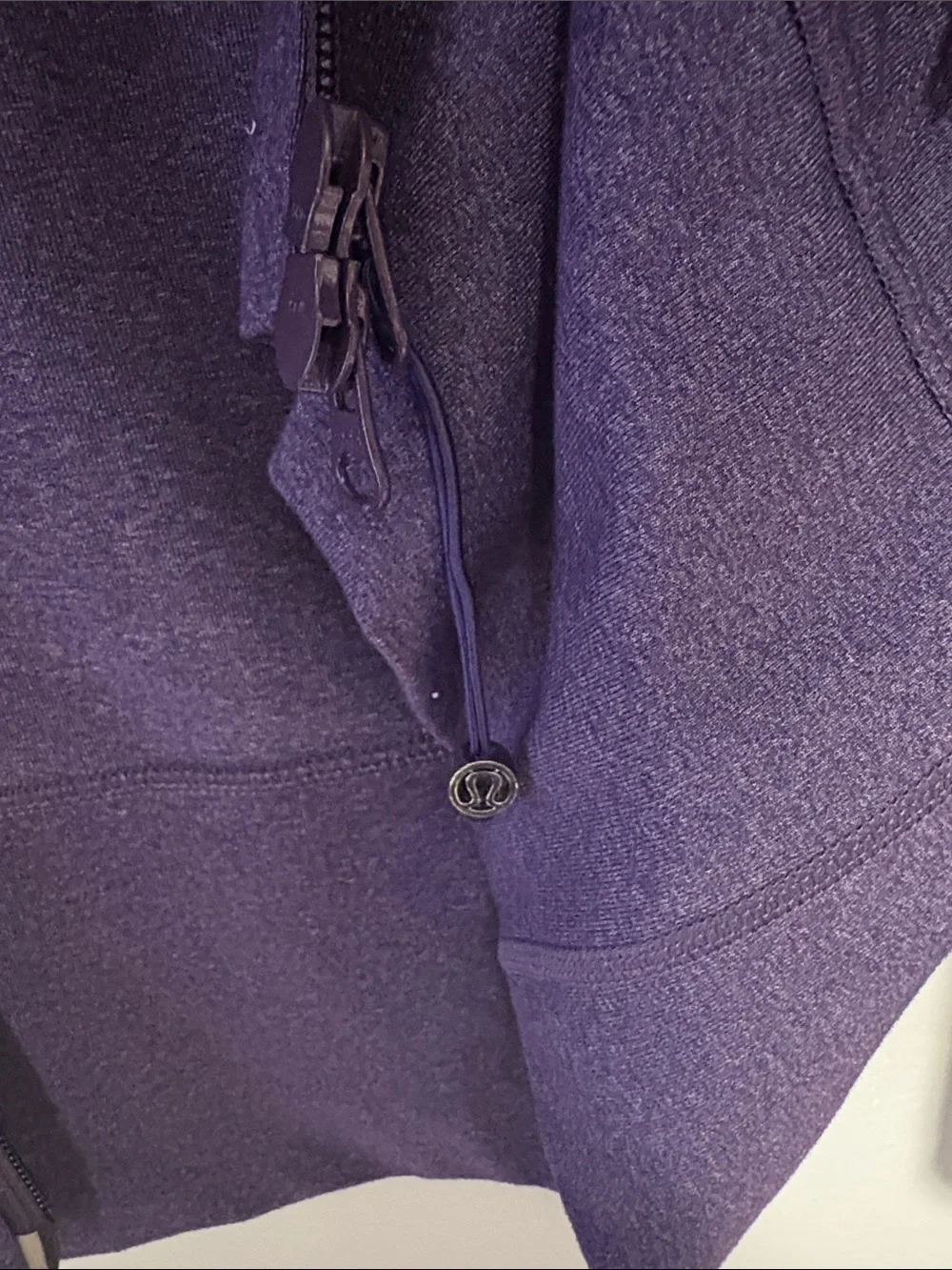 LULULEMON Define Jacket Heathered Purple Full Zip Thumbholes Size 6